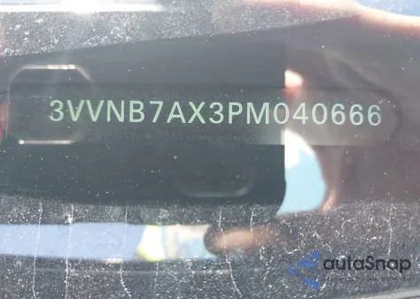 2023 Volkswagen Tiguan 2.0T Se from USA, damaged, VIN 3VVNB7AX3PM040666